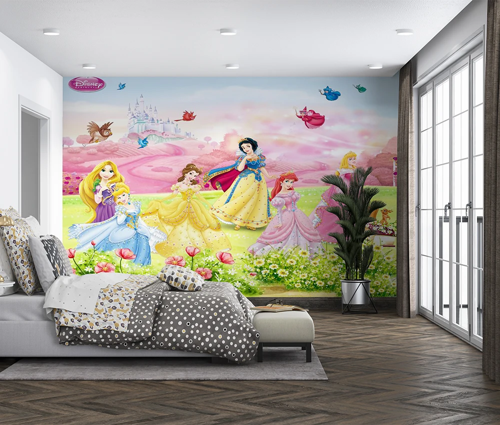 Customize 8d photo wallpaper 3D wallpaper mural children room girl bedroom background decorative wall covering