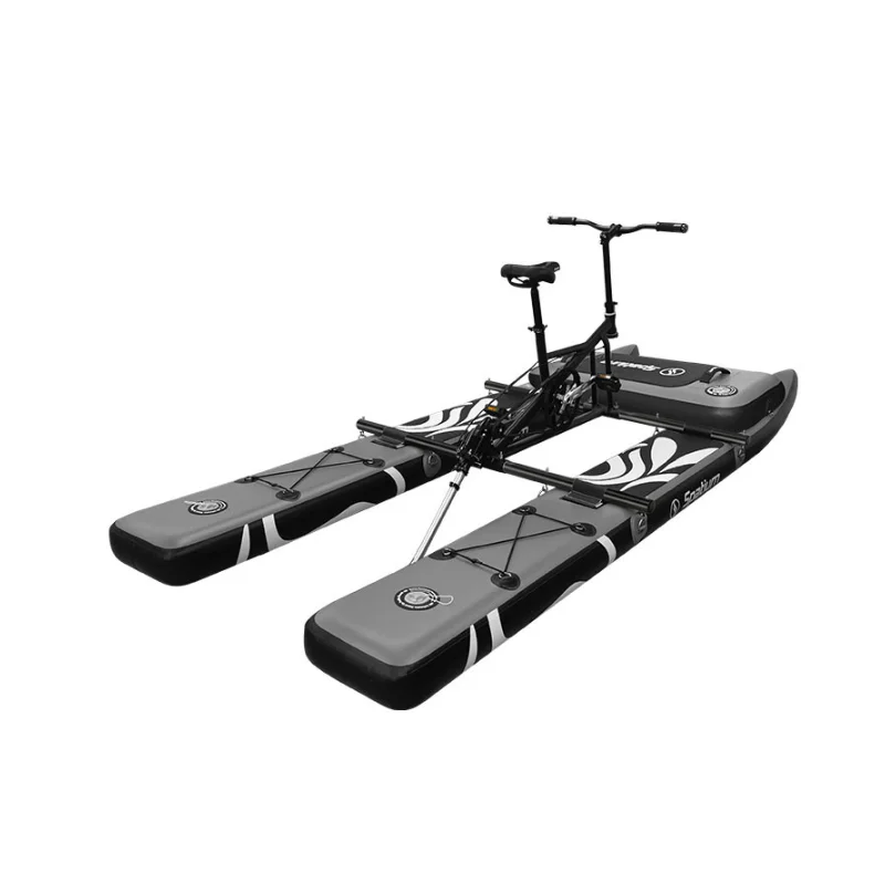 Spatium New Arrival Bicycle 1 Person Pontoon Peddle Leisure Sea Water Bike For Sale