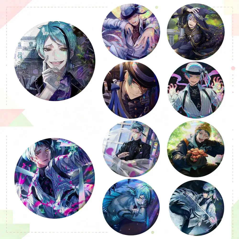 Anime Twist Wonderland Jade Leech Round Badges Can Be Used To Decorate Clothes And Backpack Pins