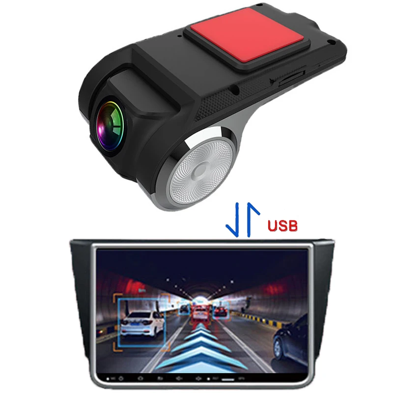 Car DVR Dash Video Recorde Android USB Camera Night Vision Loop Record G-sensor Wide Angle dvr carplay