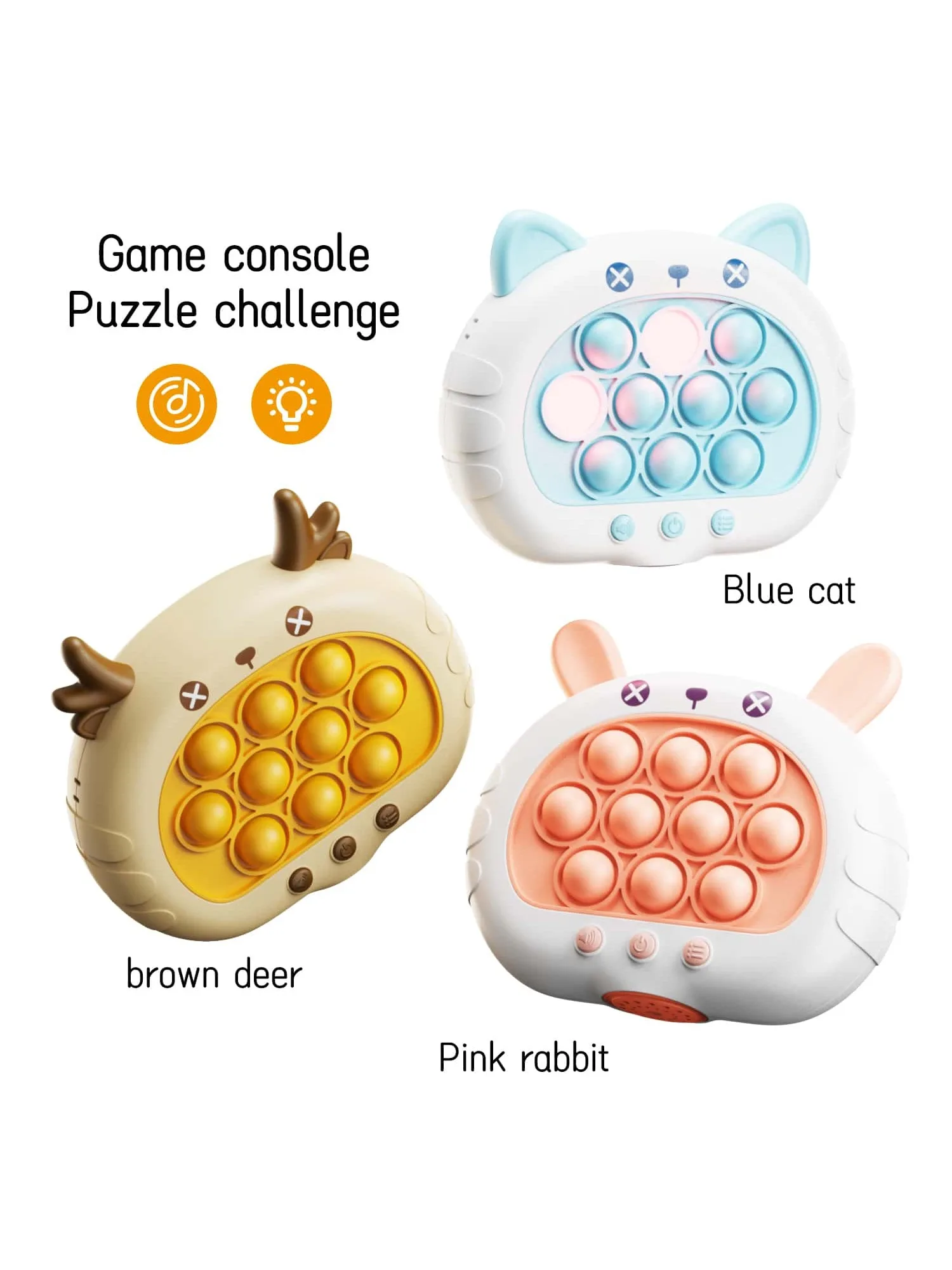 

Игровая консоль для музыкальных игр (1 шт.), детские игрушки, настольная игровая консоль-снеговик, развивающие игры-головоломки для раннего обучения