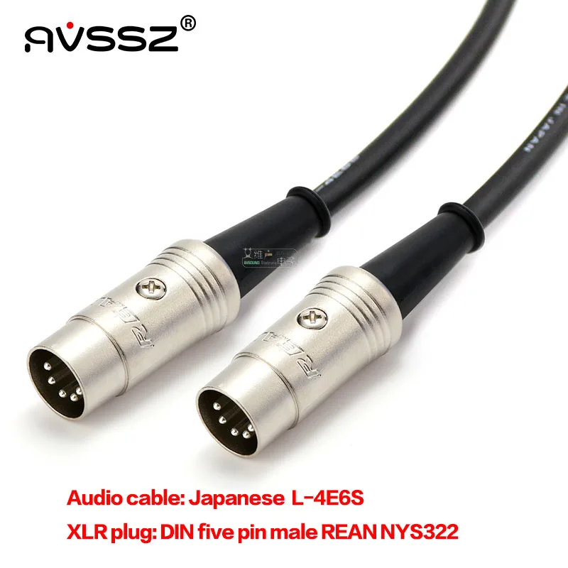 NYS322 Midi Audio Cable Extension Cable 5 Pin Male To 5 Pin Male Electric Piano Keyboard Instrument PC Cable Rean Pulg