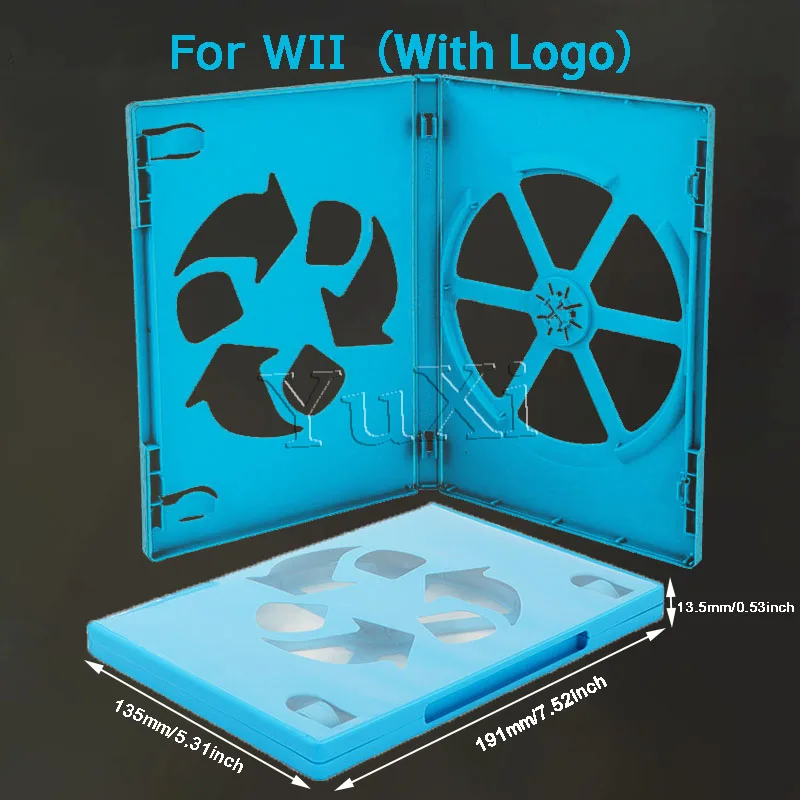 YuXi 1 قطعة استبدال الحال بالنسبة PS3 PS1 WII XBOX لعبة القرص الغيار صندوق CD متعدد الوظائف كرتون الألعاب صندوق تخزين قوس