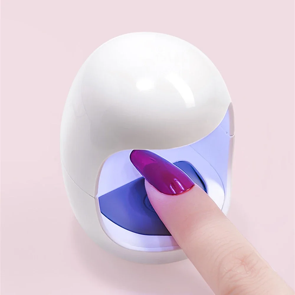 UV/LED Nail Dryer Portable Handheld Mini Q-shaped Nail Lamp Quick Drying Nail Gel For Home NailArt DIY