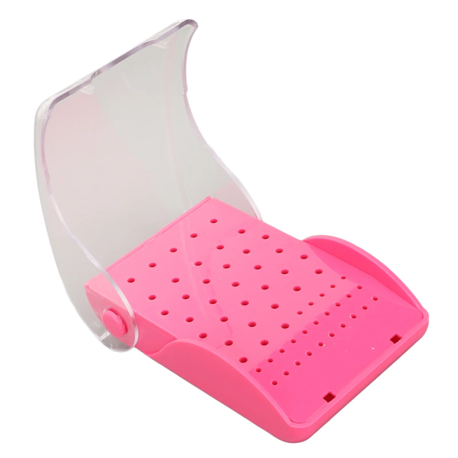 Dental Bur Autoclavable Case Organizer Rectangle 60 Hole Bur Cleaning Holder Box for Dental Hospital