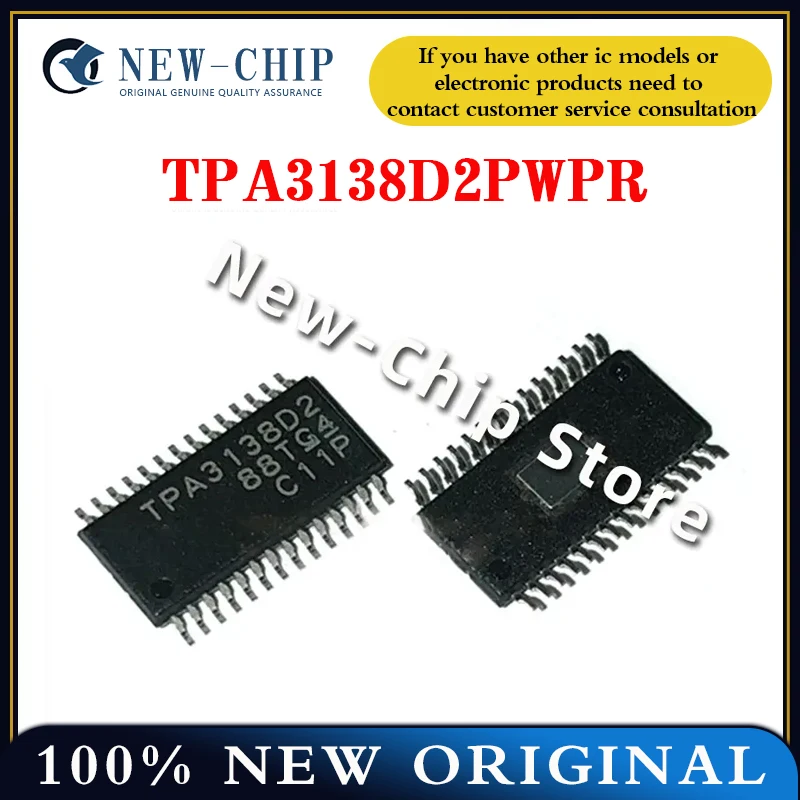 2PCS-50PCS/LOT TPA3138D2PWPR TPA3138D2   3128  HTSSOP28  New Original