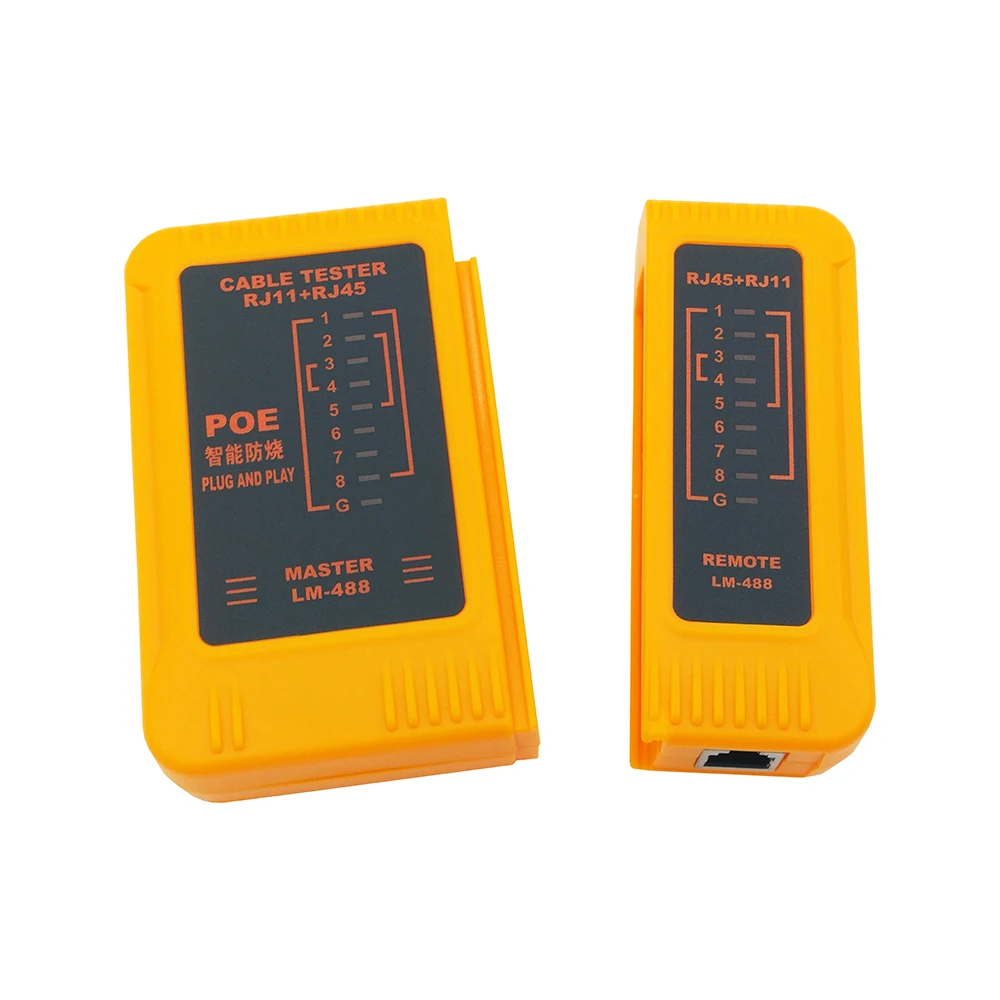 Netwerkkabeltester RJ45 Ethernet-kabeltester Lan Testtool voor Cat5 Cat6 CAT7 8P 6P LAN-kabel RJ12 RJ11 Telefoonkabel