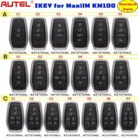 Autel MaxiIM KM100 IKEY Universal Smart Car Key Fob Standard Series Remote For BMW/Hyundai/Nissan/Chrysler/Ford/Honda/GM/KIA