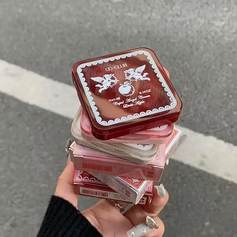 

Твердые духи UD CLUB Cupid Angel Cream Strawberry Milk: Стойкий сладкий молочный аромат, многофункциональный парфюмерный крем