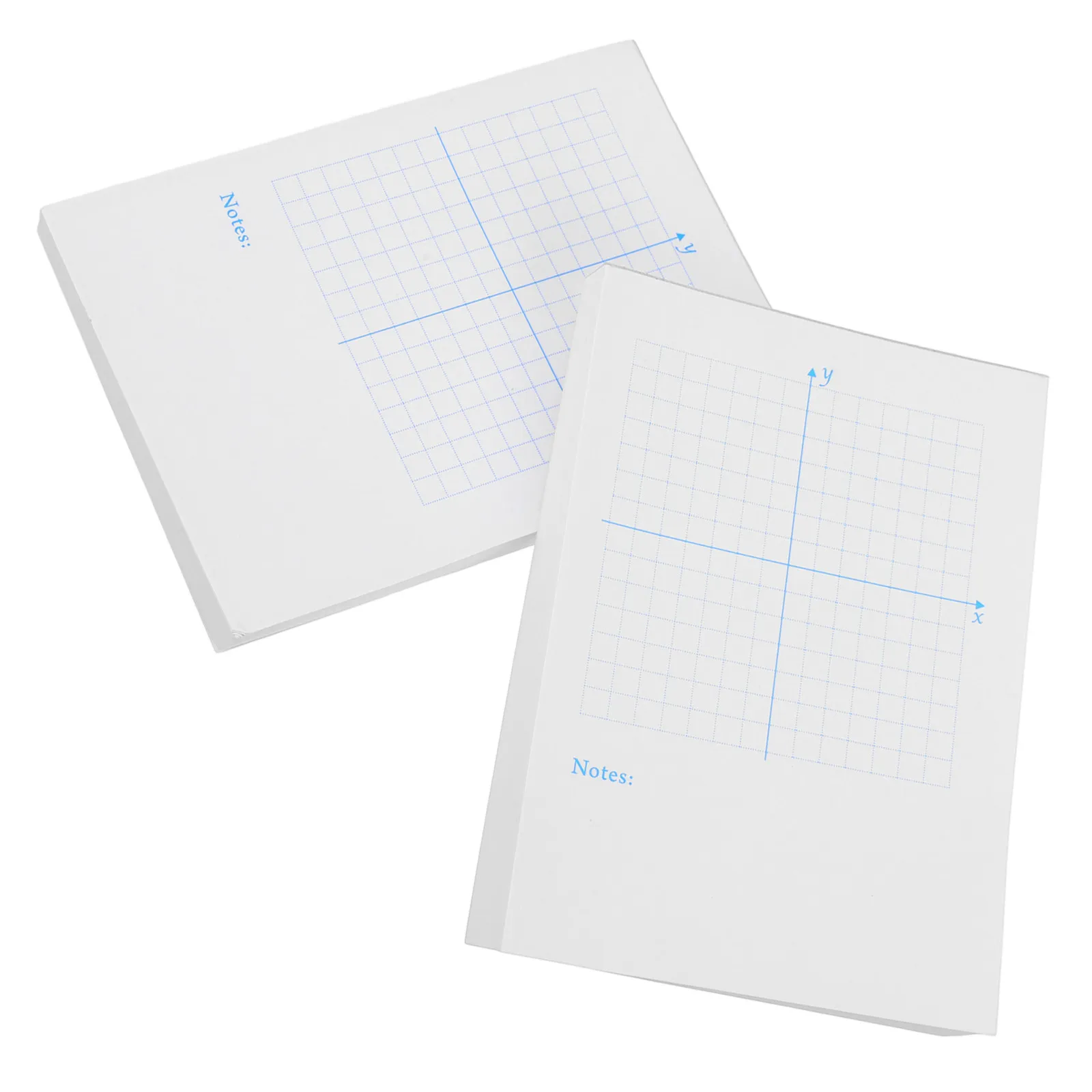 

2 Books Xy Graphing Sheets Math Drawing Papers for Coordinate Plotting Scientific Calculations Tactile Paper Grid Lines