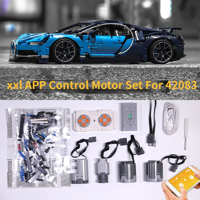 NO Bricks Car APP Control Motor Set for 911 RSR 42096