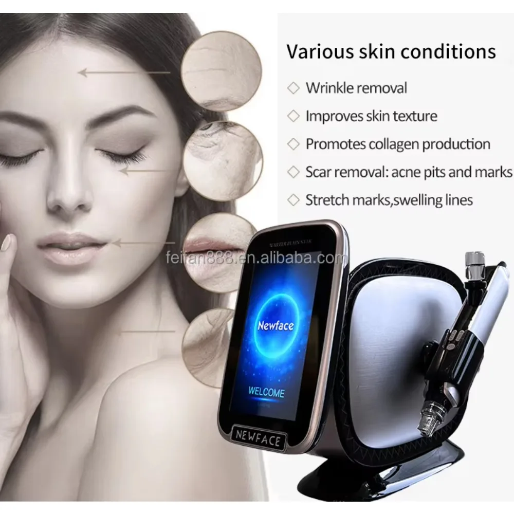 Portable EMS Facial Cleansing Device with Anti-Aging Benefits
