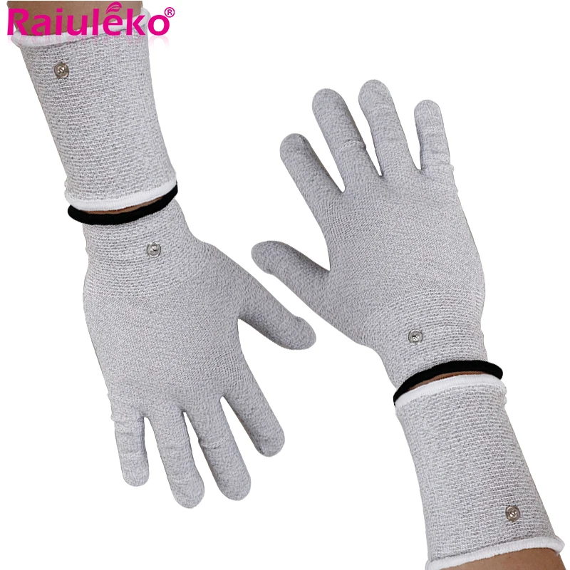 

TENS EMS Electrode Gloves Massage Accessories Glove Sock Bracer Cable Slipper Physiotherapy Relaxation Muscle Stimulator