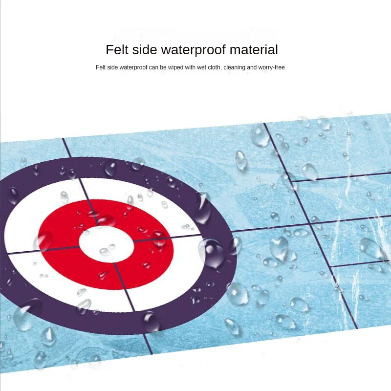 Emocionante juego deportivo para padres e hijos, estera rizadora de bolos interactiva, juguete para niños, regalos para actividades divertidas y de ocio para niños