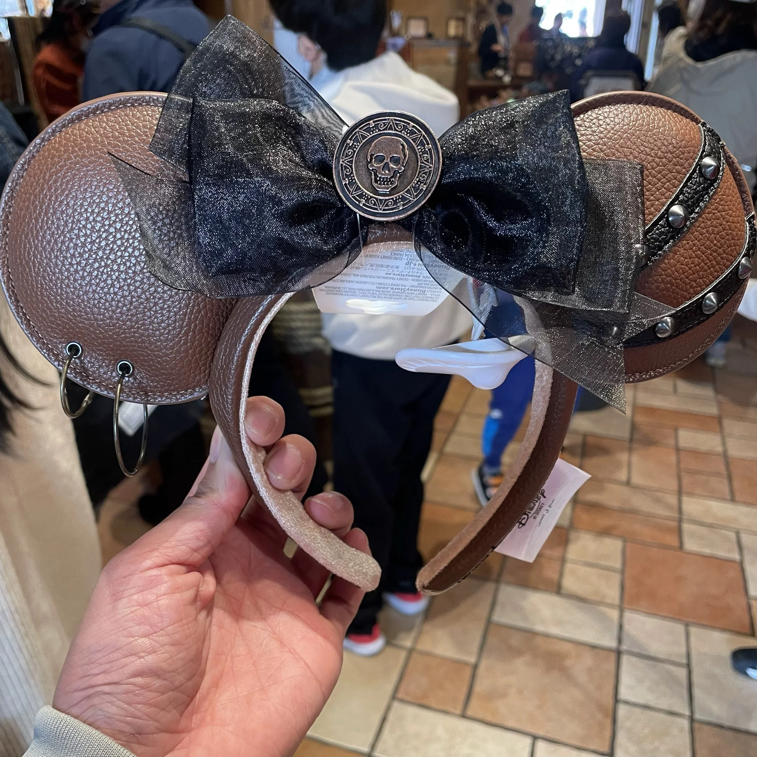 オリジナルディズニーパイレーツオブカリビアンミニーヘッドバンド上海 