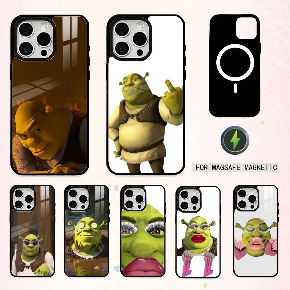 

C-Cartoon Funny Phone Case For iPhone17,16,15,14,13,12,11 Plus,Pro Max Magnetic For Magsafe Wireless Charging