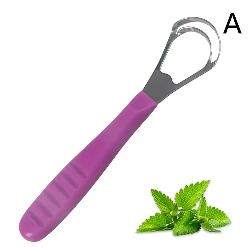 Stainless Steel Tongue Scraper Tongue Coating Cleaner Tongue Coating Brush Oral Tongue Cleaner Tool Fresh Breath