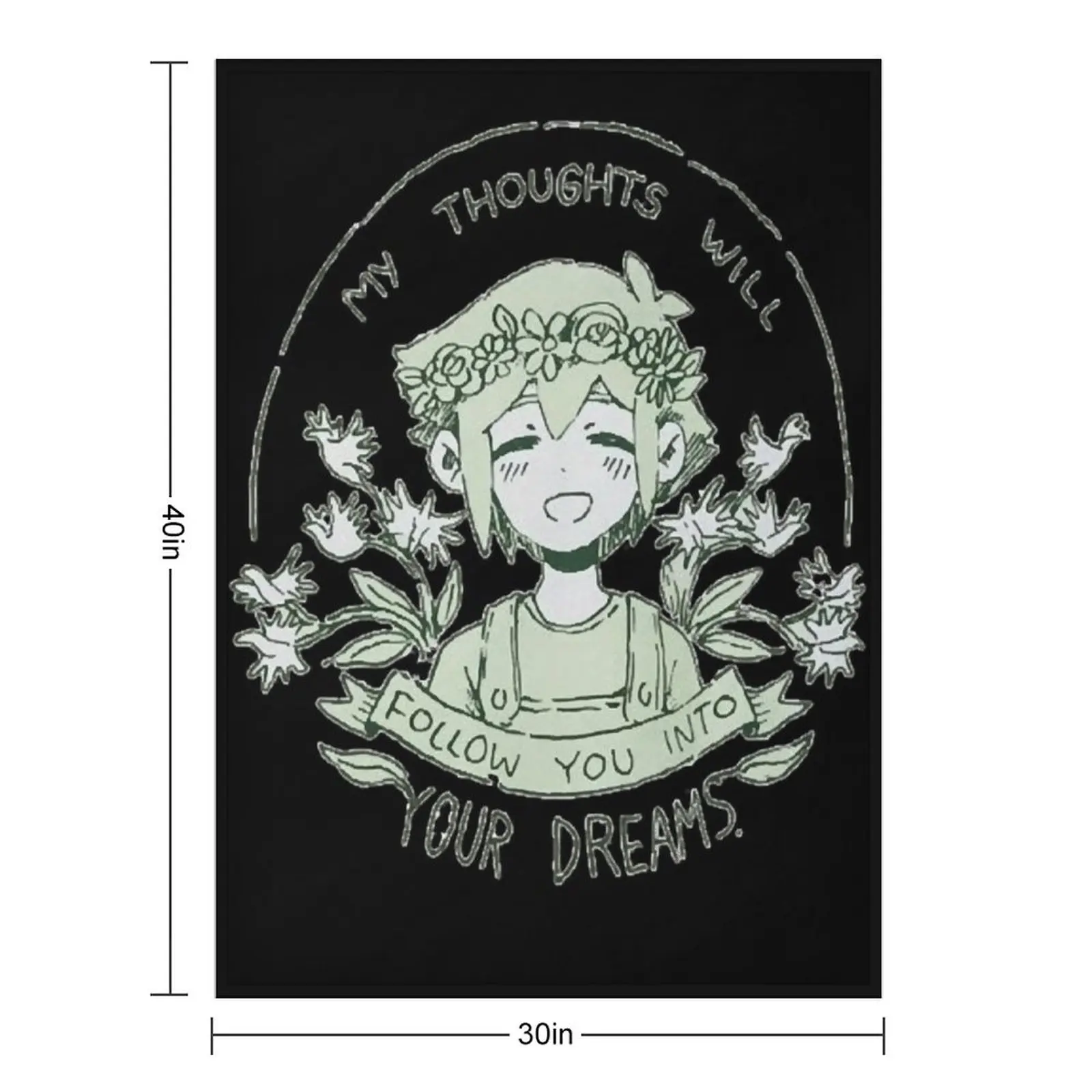 أوموري أفريقي سوف تتبعك في أحلامك الريحان رمي بطانية الصيف الفراش نزهة البطانيات ورمي بطانيات اللحاف