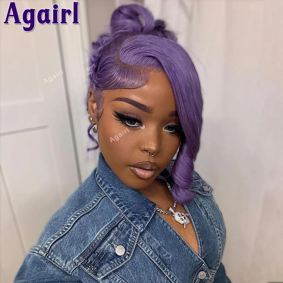 Lavender Color 13x6 13X4 Lace Front Wigs 200 Density Human Hair Wigs 613 Colored Body Wave Lace Frontal Wig For Women PrePlucked