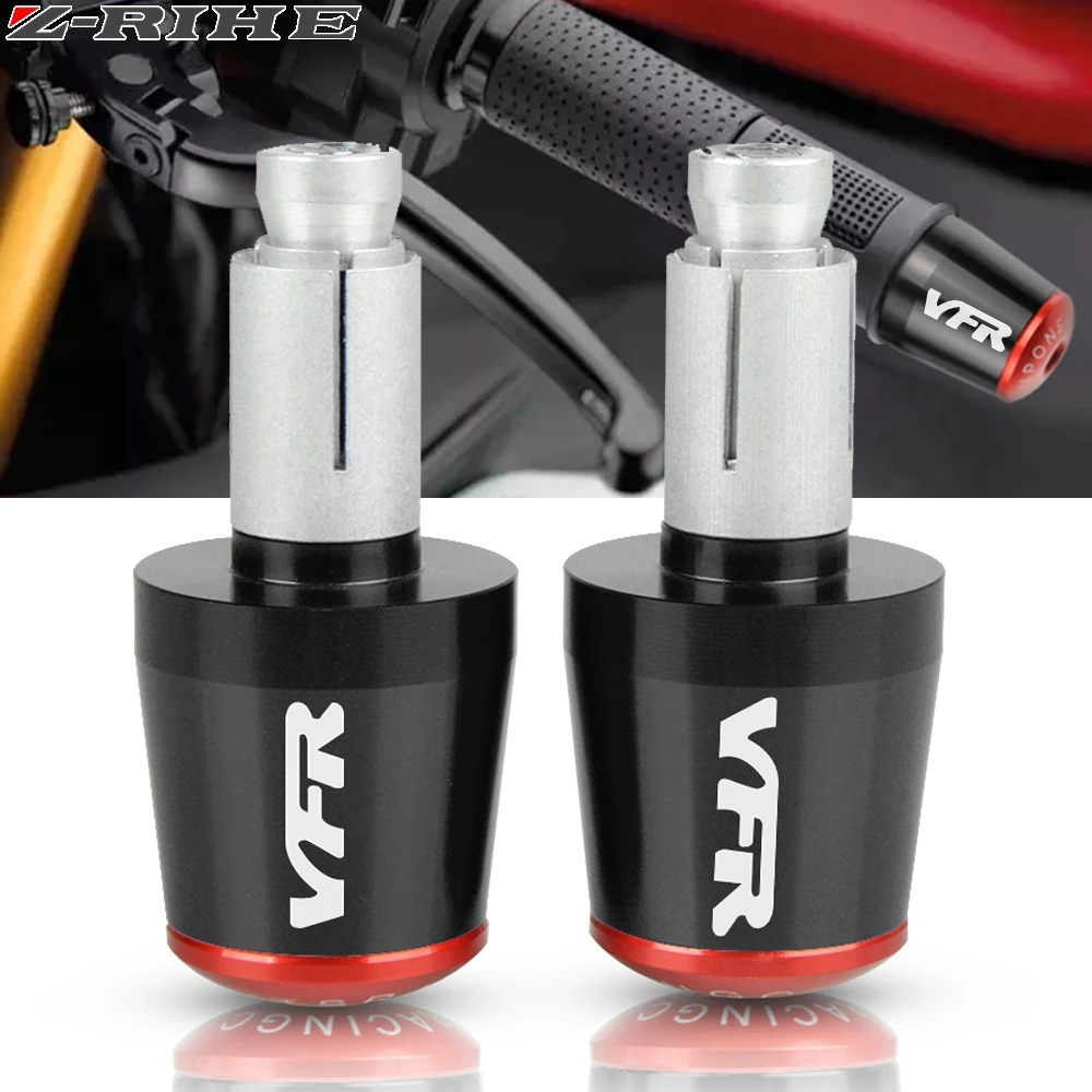 

7/8" 22MM Handlebar Hand Grips Handle Bar End Cap For Honda VFR400 NC30 VFR750 VFR800/F VFR 800 VFR1200/F Motorcycle Accessories