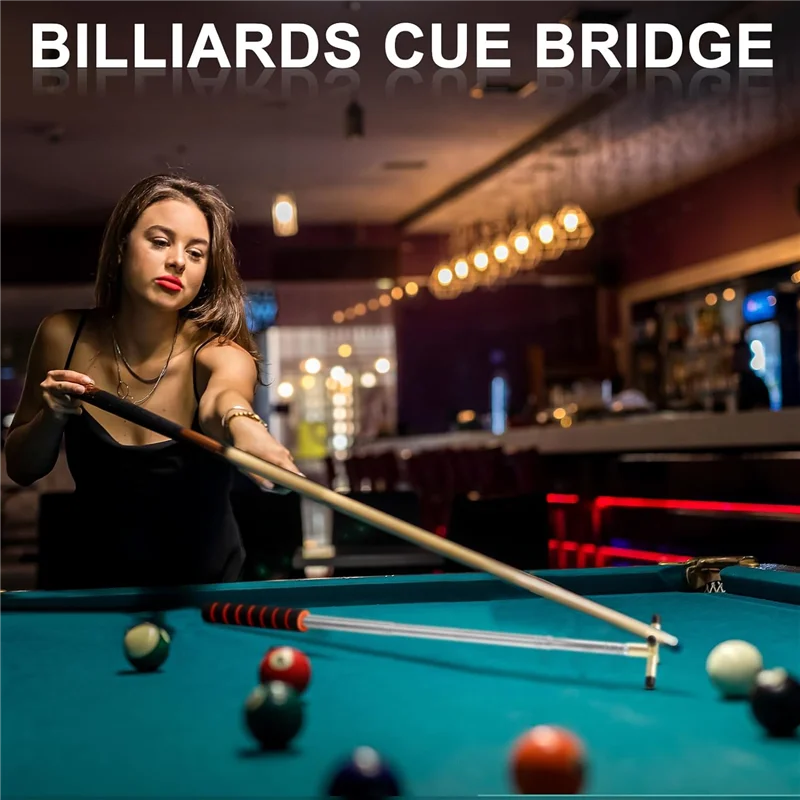 

B93B-выдвижной бильярдный кий-бридж со съемной латунной головкой из 3 шт.