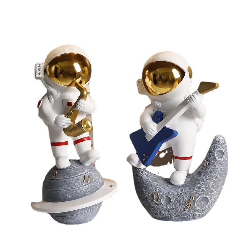 

High-end astronaut wine cabinet TV cabinet ornament set Living room entrance Home decoration