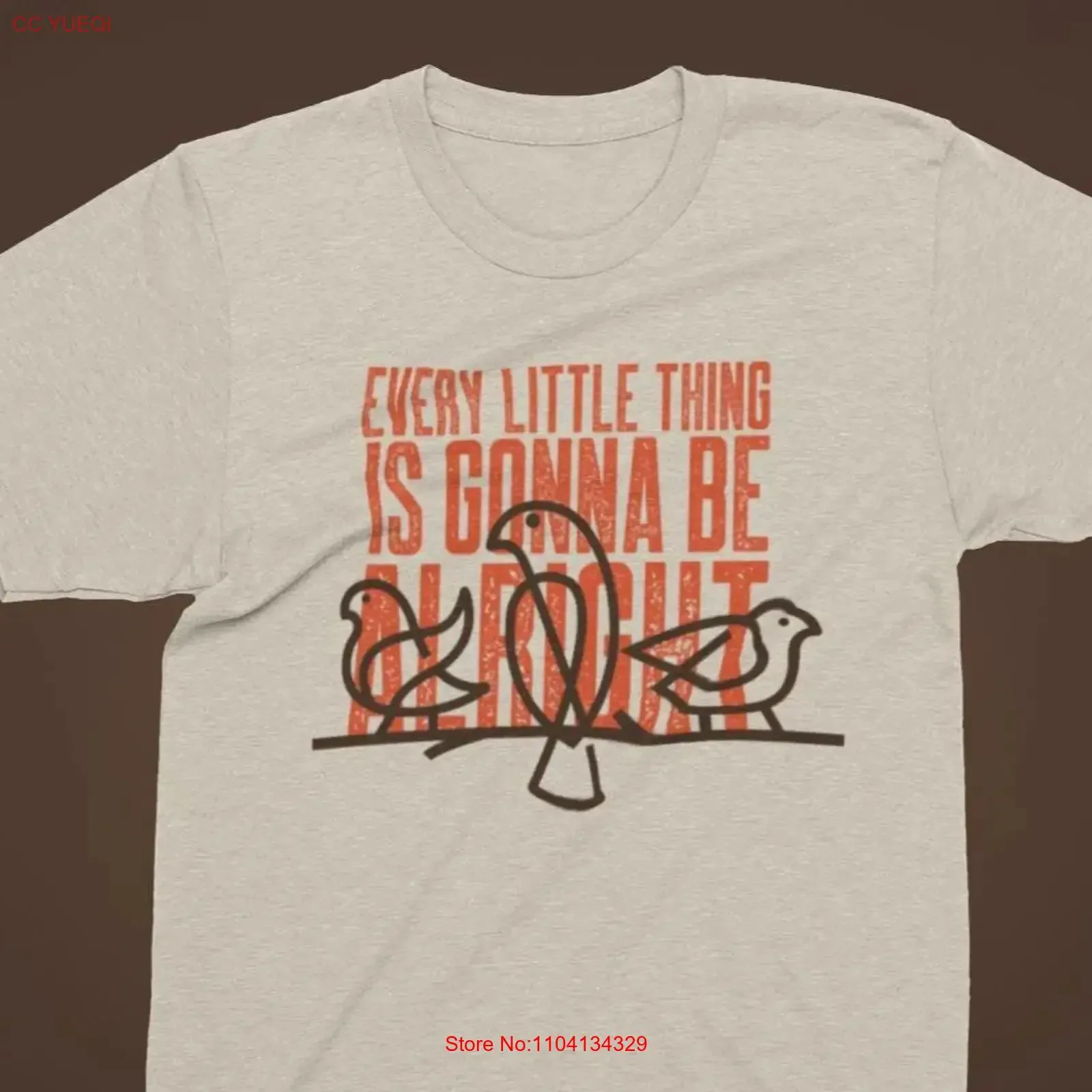 Marley Three Little Birds T shirt Every Thing Is Gonna Be Alright Jamaican Bob Reggae vintage Washed Versatile homme Breathable
