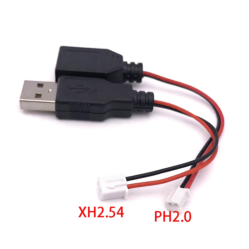 

Type A Male Female USB Plug Socket Connector With XH2.54/PH2.0-2P Terminal line Cable 2 core Power USB Socket Type-A DIY Kits