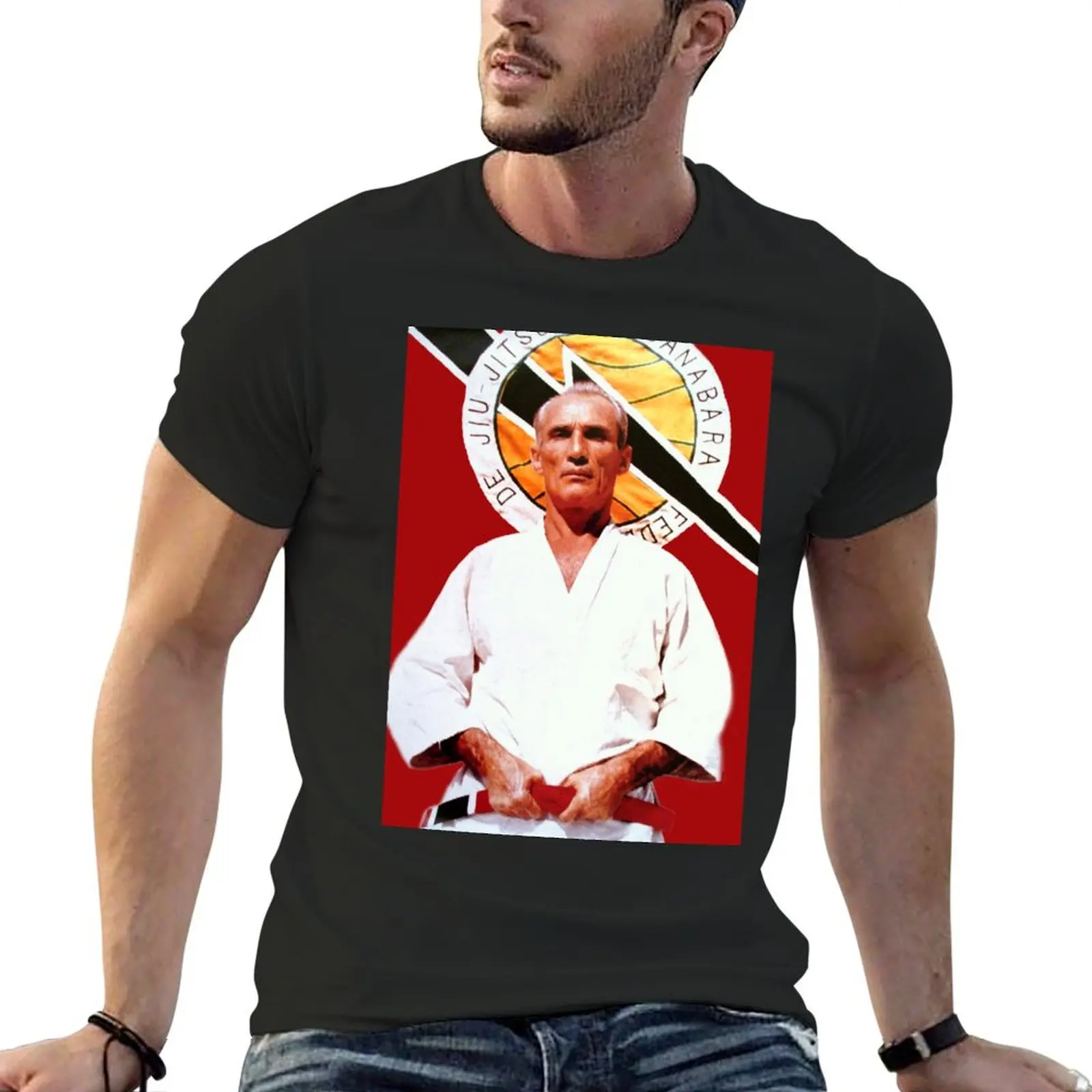 

Helio Gracie - Famed Brazilian Jiu-jitsu Grandmaster T-Shirt oversizeds blacks anime stuff sweat shirts, men