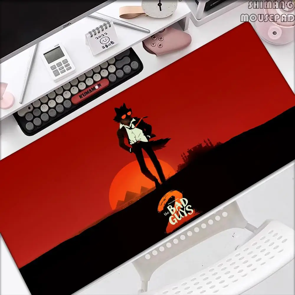 

B-Bad Guys Cartoon-patterned Non-slip Rubber Mouse Pad & Keyboard Pad - PC Accessory for OfficeDesk Use