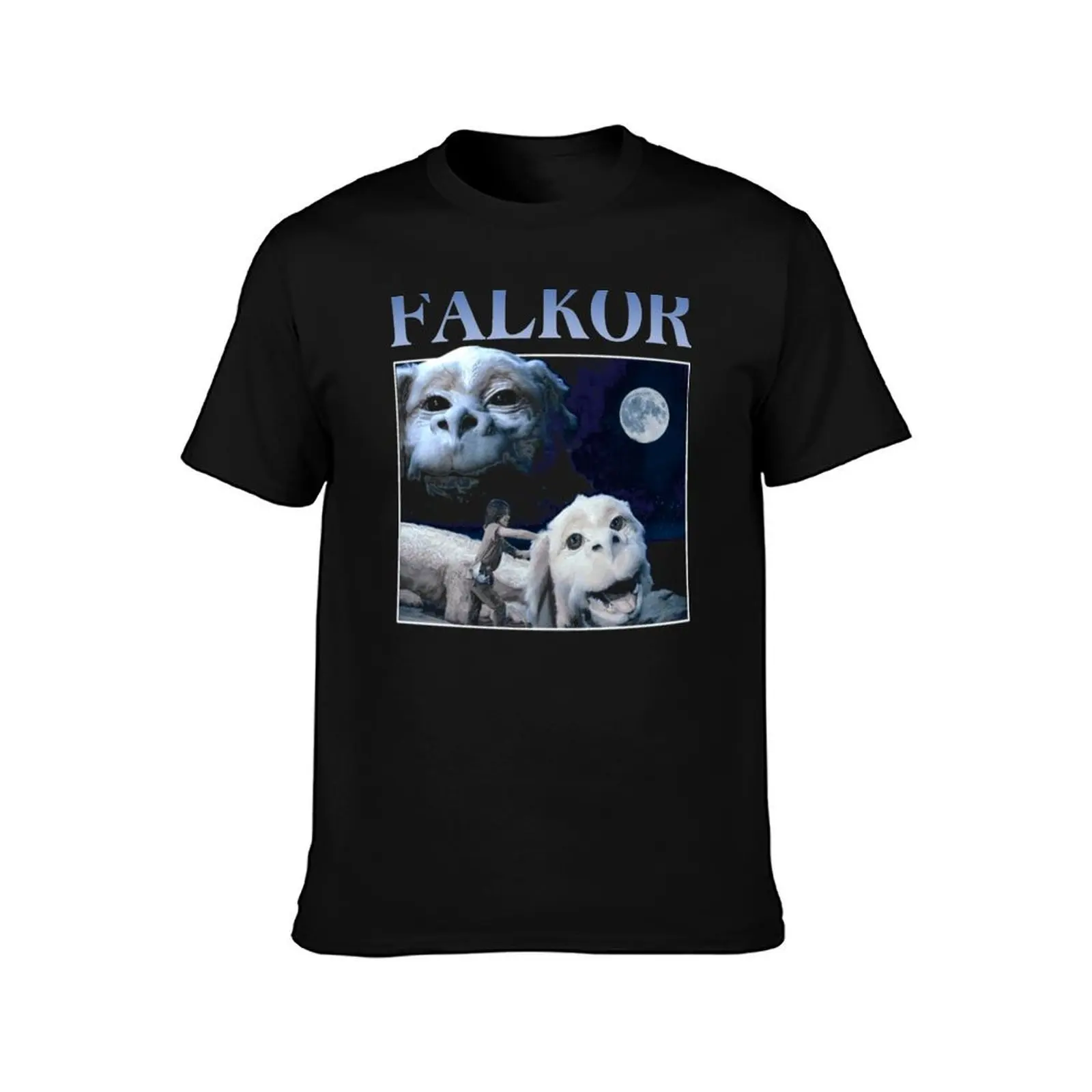 NeverEnding Design Story Movies -FALKOR T-Shirt, Summer Casual Cotton Tee, Oversized Streetwear Tops, Vintage Graphic Print