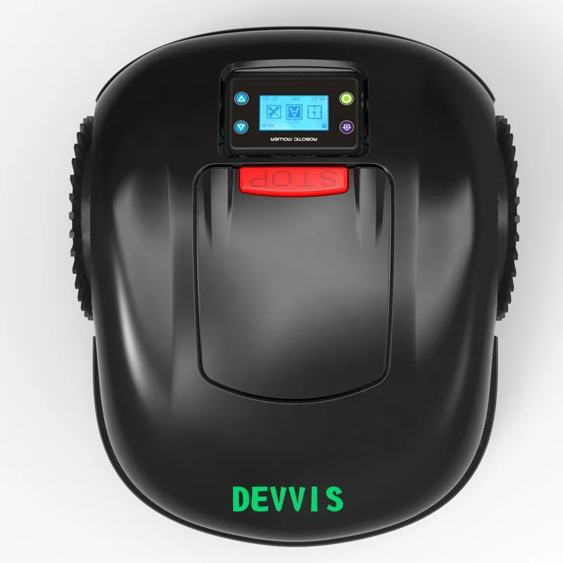 جزازة عشب Devvi-robot e1600t مع ملاحة جيروسكوب ، أحدث هاتف ذكي ، تحكم بتطبيق wifi ، الأحدث ،