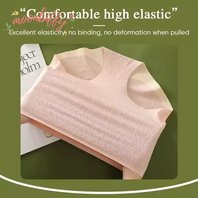 Fresh Seamless High Waist Hip Lifting Tummy Control Panties Ladies Ice Silk Abdominal Hip Raise Plus Sexy Solid Color Lingerie