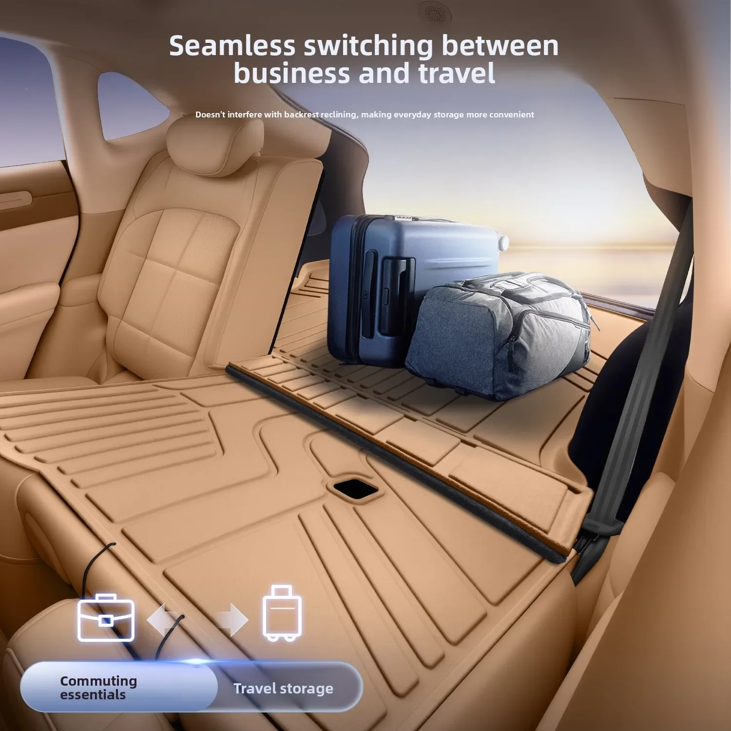 Cargo Liner For STELATO S9T 2025 TPE Car Trunk Mat Waterproof and Wear-Resistant Trunk Liner Interior Modification Accessories