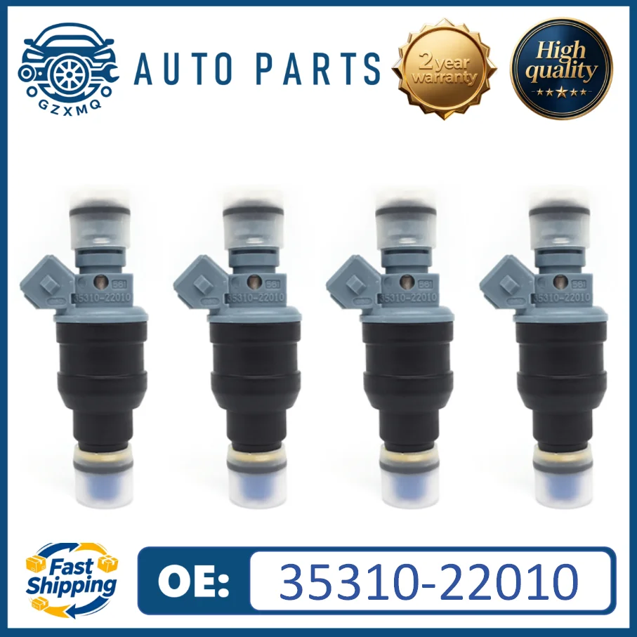 4pcs 35310-22010 Fuel Injectors For Hyundai Accent X3 1.3L Scoupe 1.5L L4 1993#9250930006
