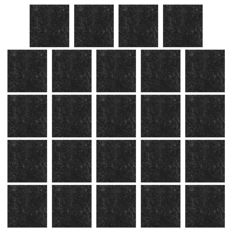 24pcs Activated Carbon Filter Pads Pet Toilet Trash Box Deodorant Charcoal Filter Cat Toilet Cat Litter Boxes Self Cleaning Pads