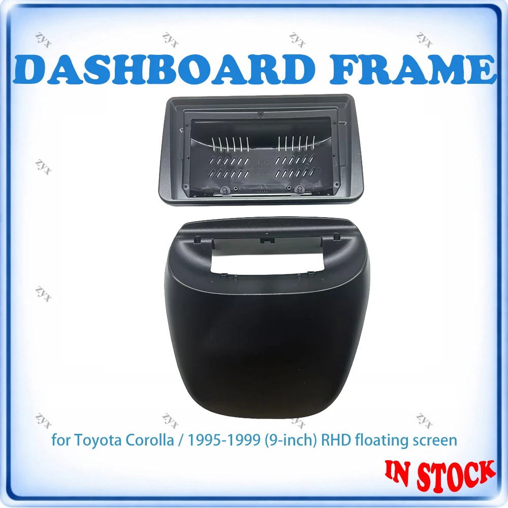 

Car Radio Fascia Frame For Toyota Corolla E110 1995-1999 9 inch RHD Floating Screen Stereo Wiring Harness