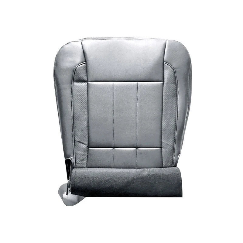 Driver Side Bottom Leather Seat Cover for Dodge Ram Laramie 1500 2500 3500 06-09 Gray