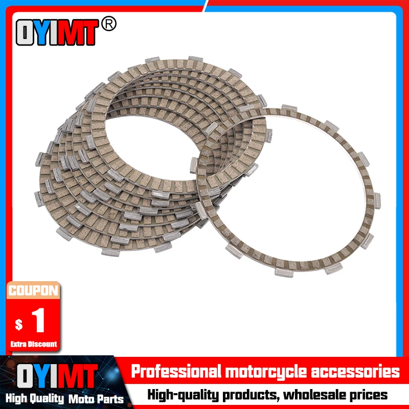 8 pcs Motorcycle Accessories Clutch Friction Plates Disc For HONDA CTX1300 Deluxe CTX1300A ST1300 ST1300A ST1300P GL1800 GL1800A