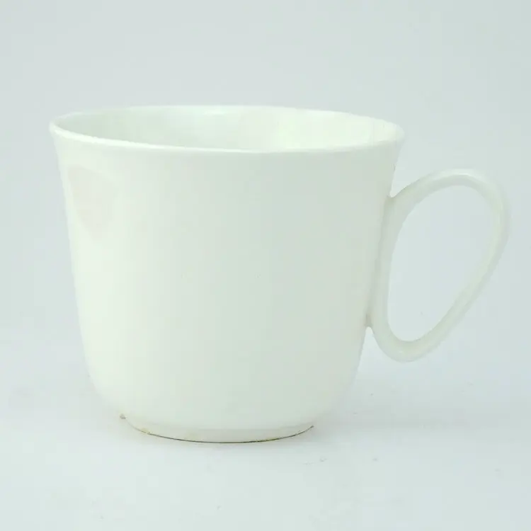 Imagem -02 - Copos de Café de Porcelana Caneca Cerâmica Barata Cor Branca Lisa Atacado 225 ml