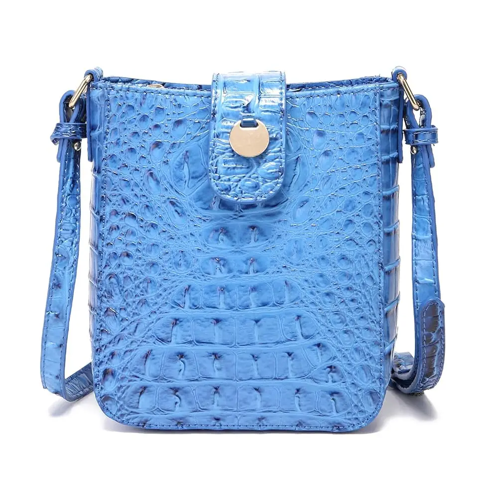 

Embossed Small Crossbody Bag Fashionable Magnetic Buckle Decoration Shoulder Women's Luxury Wallet