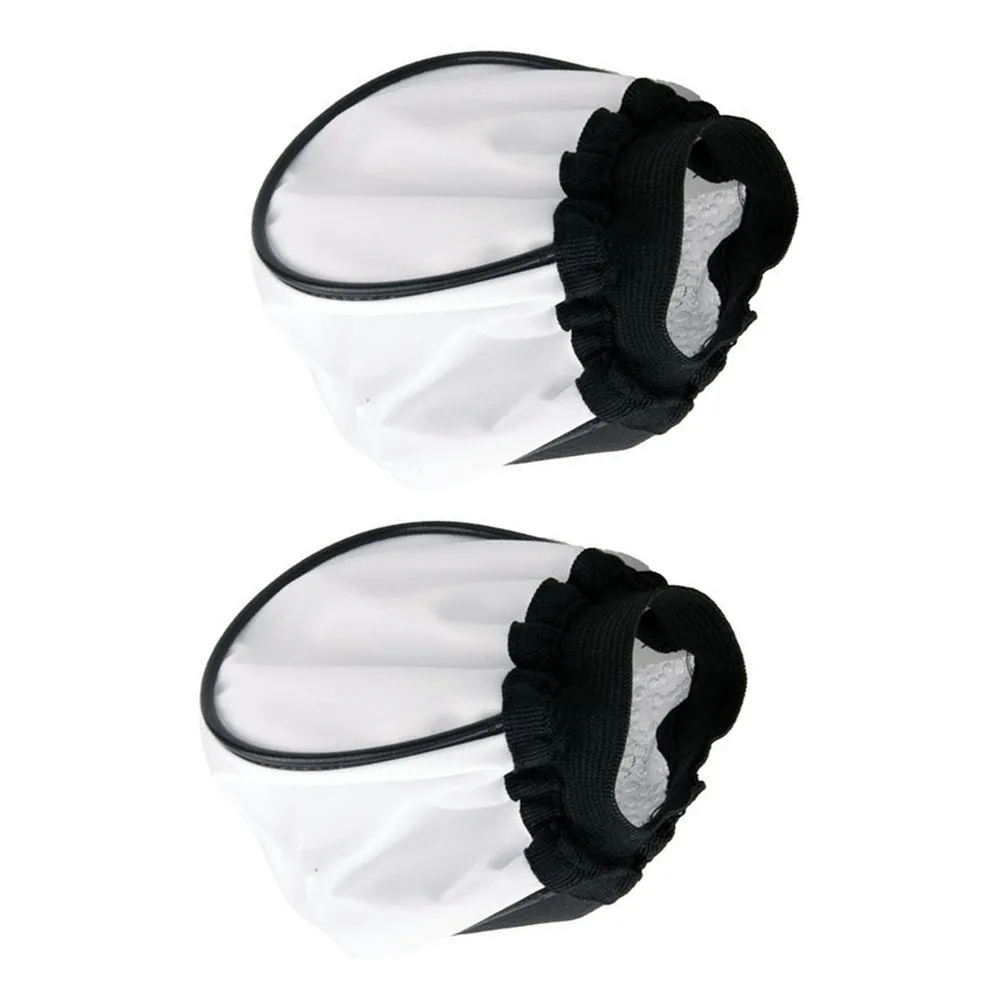 Bild 7: 2 stücke Tuch Flash Lampe Abdeckungen Runde Fotografie Licht Schatten Langlebige Weiche Reflektierende Abdeckung Für Foto Schießen Füllen Licht