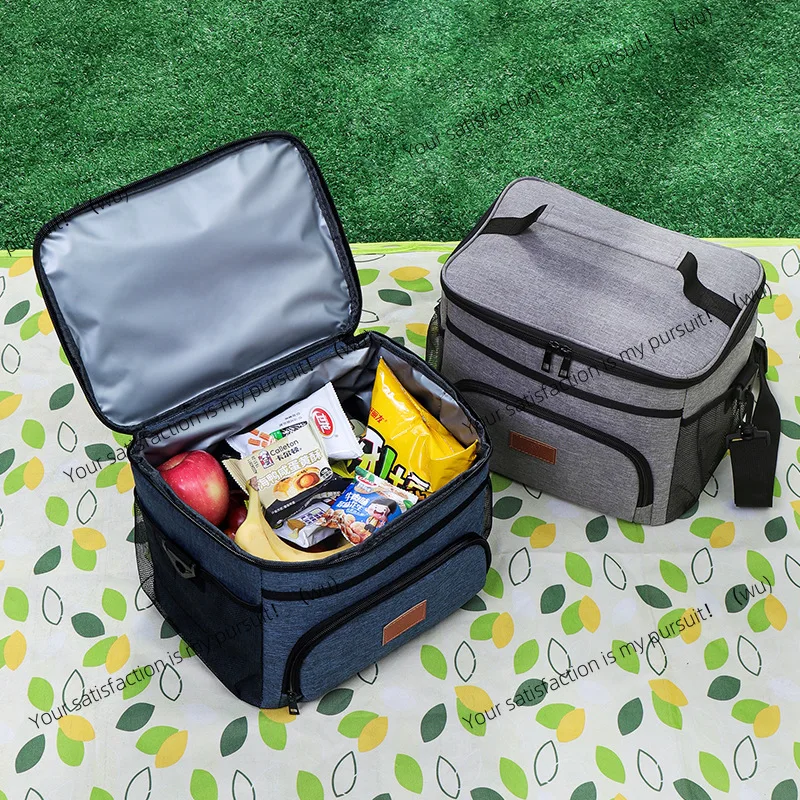 

lunch box bag waterproof thermal insulation bag large capacity leak-proof picnic car ice bag 15L lunch