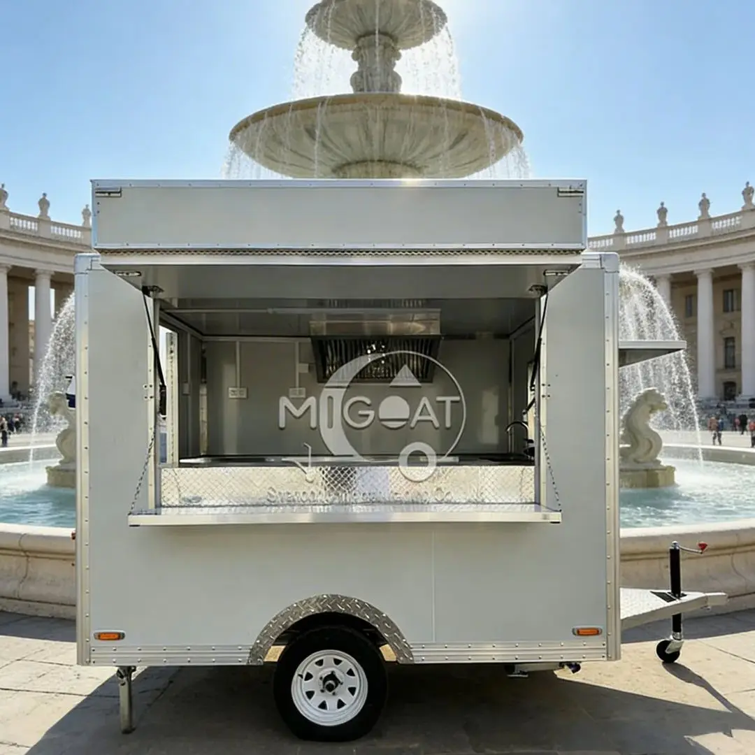 

Customizable Catering Truck Mobile Street Kitchen Cart Fully Equipped Food Vending Trailer for Outdoor Business