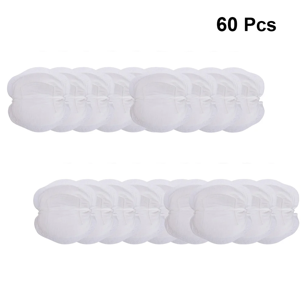 

60 шт., антигалоктореи, одноразовые утолщенные дышащие 3D-дизайн, аксессуары для беременных, подушечки для бюстгальтера для кормления грудью