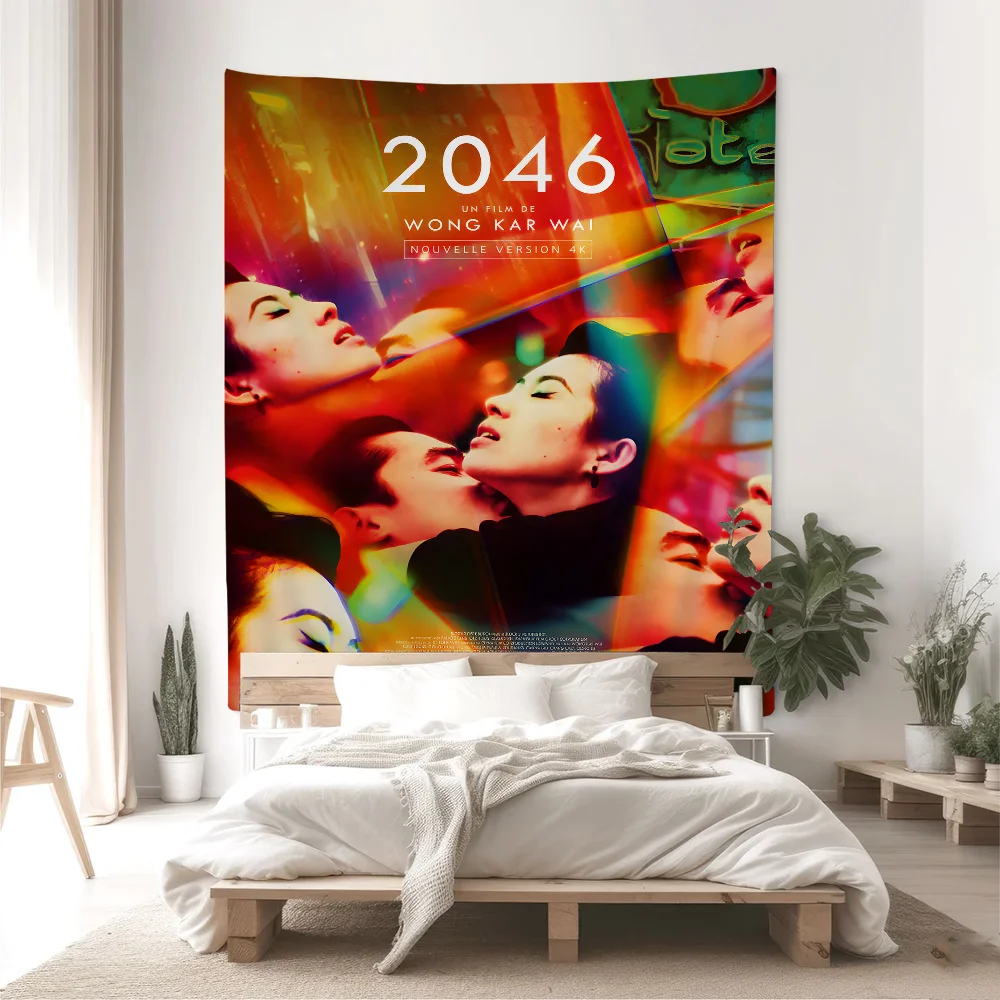 2046 Movie Tapestry Art Printing Japanese Wall Tapestry Anime Wall Hanging Home Decor