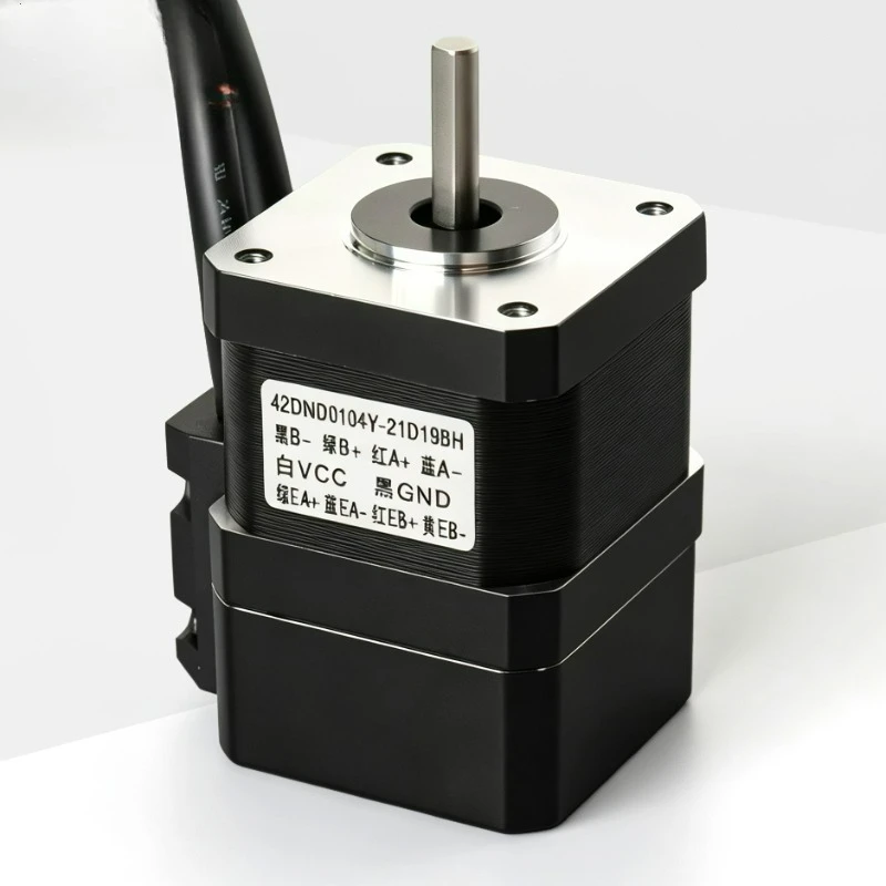 42x42x40+20mm 0.40Nm 24VDC 2 Phase Hybrid Nema 17 Closed Loop Stepper Motor with 1000 Lines Encoder