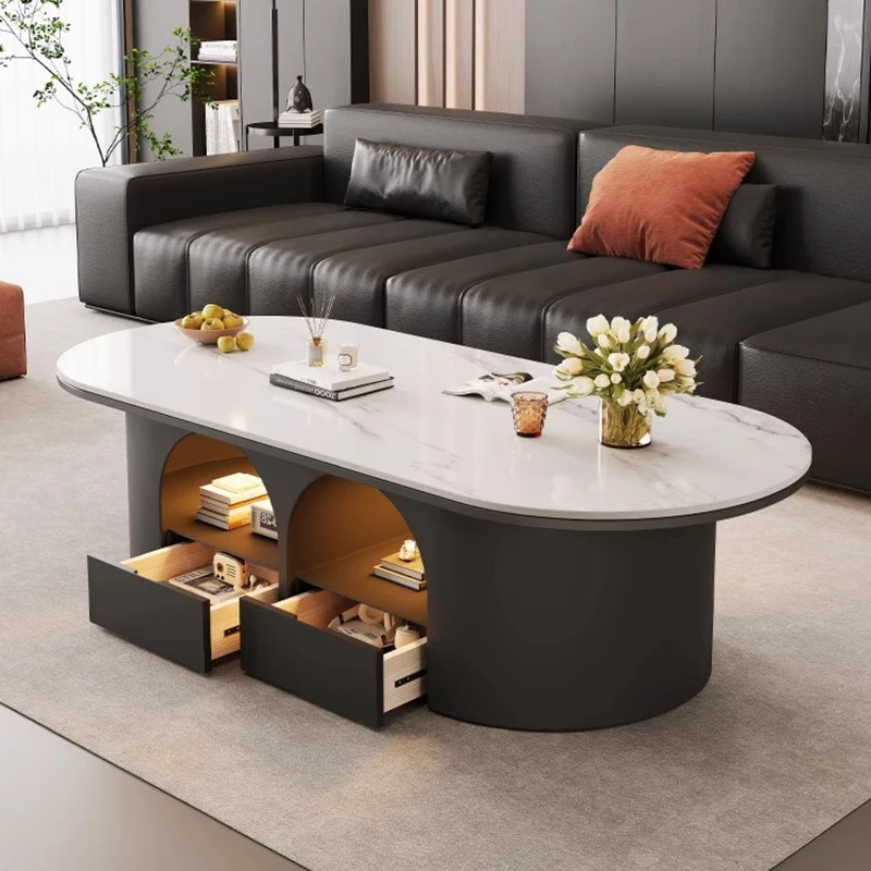 

Передвижной журнальный столик класса люкс для гостиной, современный дизайнерский органайзер для хранения, приставной столик, обеденный стол, мебель для дома