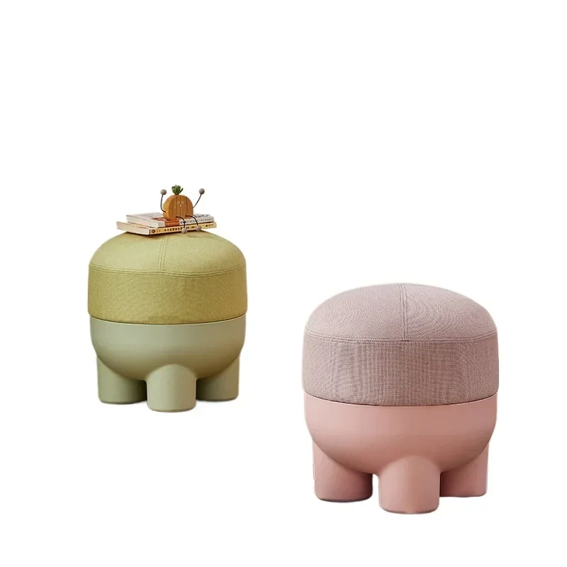 Simple and cute small stool can store household bench modern creative multi-function