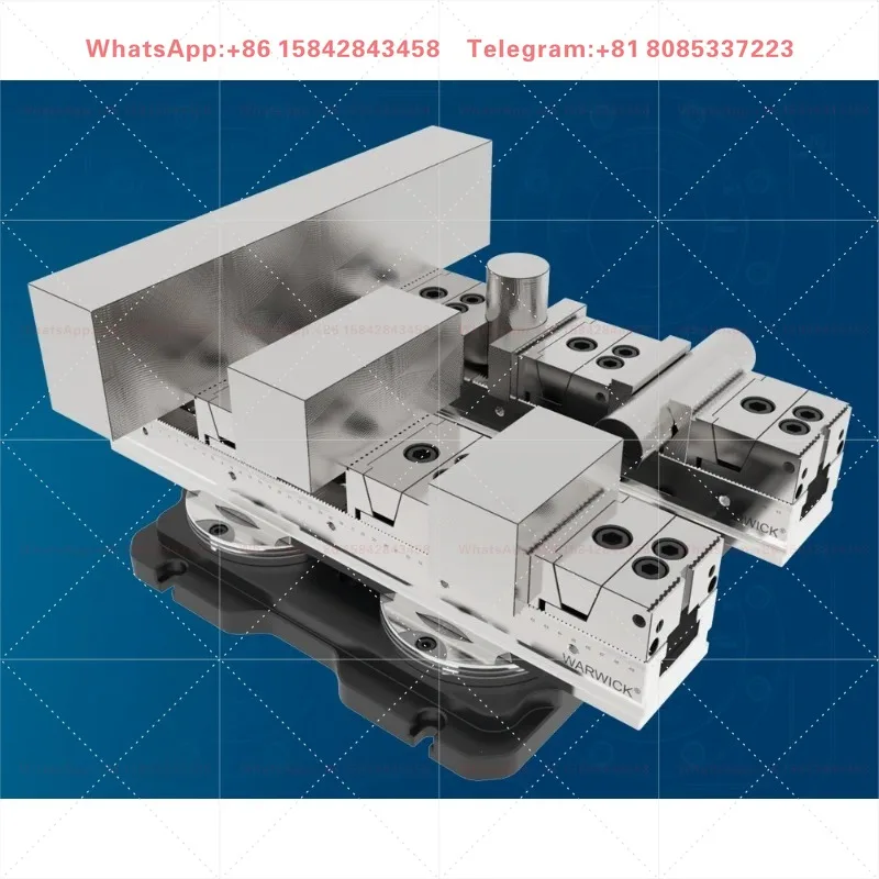 Multi-Station CNC Vise Parallel Flat Jaw Vise Custom High Precision Machining Center Vise